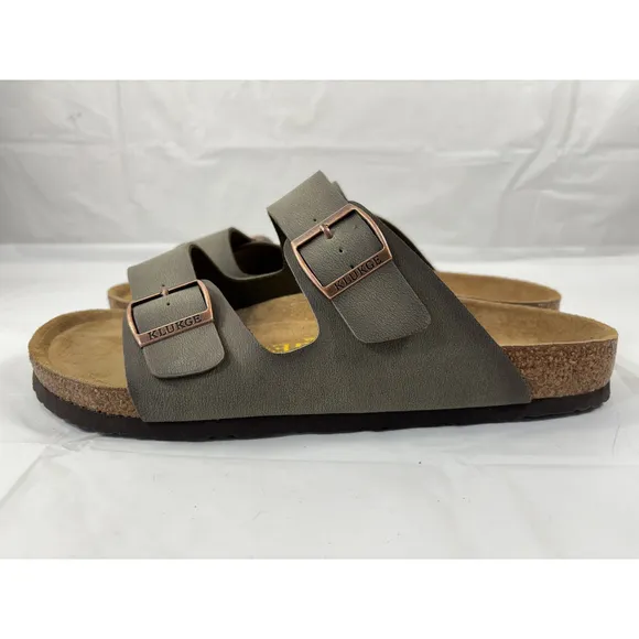 KLUKGE Leather Sandals Men's US Size 11 green ARIZONA TYPE