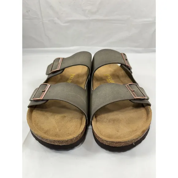 KLUKGE Leather Sandals Men's US Size 11 green ARIZONA TYPE