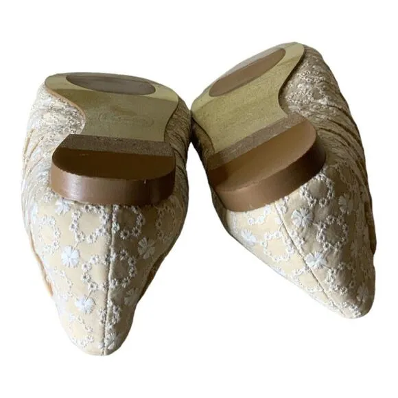 Korks Flats Palmer Ballet Eyelet Fabric Upper Women's Size 8M Shoes NEW