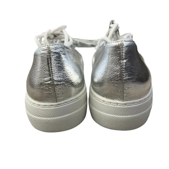 L' AUTRE CHOSE Lace-up sneakers Silver NWOT Size 39