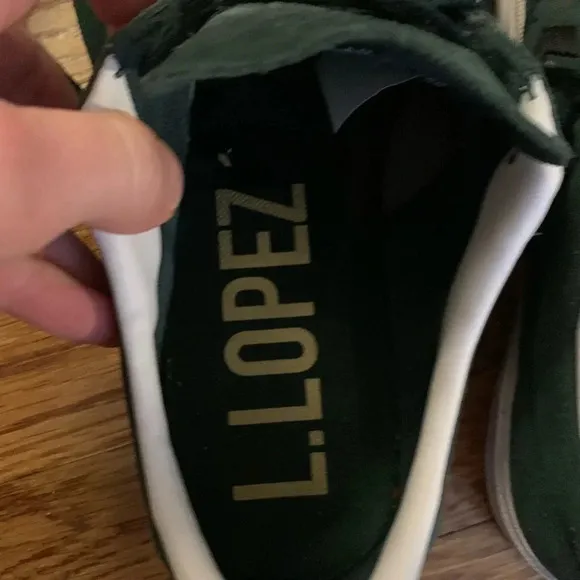 L. Louie Converse Emerald Green Suede Sneakers Unisex Size 6.5 Men’s 8 Women’s