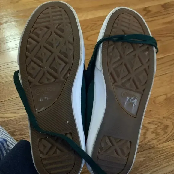 L. Louie Converse Emerald Green Suede Sneakers Unisex Size 6.5 Men’s 8 Women’s