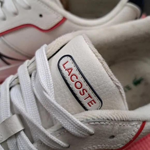 Lacoste L001 Leather Trainers Sie 12 Sneakers Men