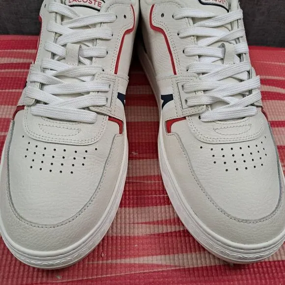 Lacoste L001 Leather Trainers Sie 12 Sneakers Men