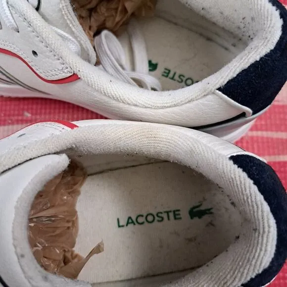 Lacoste L001 Leather Trainers Sie 12 Sneakers Men