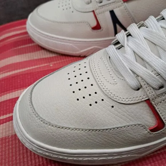 Lacoste L001 Leather Trainers Sie 12 Sneakers Men