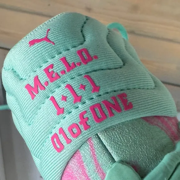 Lamelo Ball teal and pink sneakers #lamelo