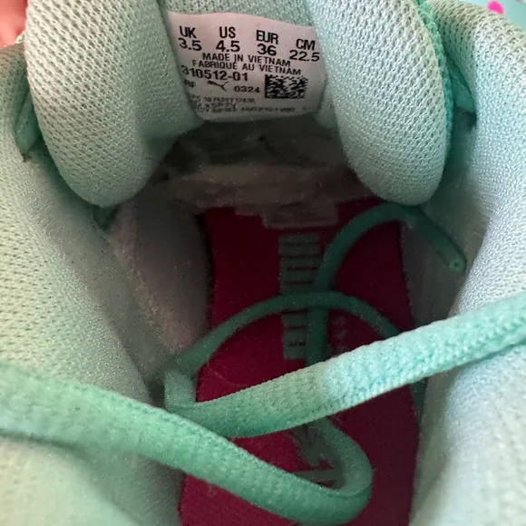 Lamelo Ball teal and pink sneakers #lamelo
