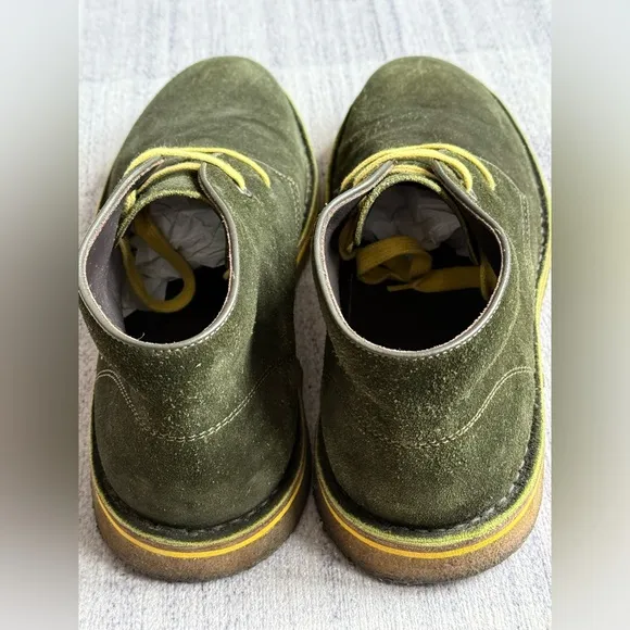 Lanvin green chukka boots 11