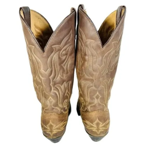 Laredo Brown/tan Western Cowgirl/cowboy Boots Size 8.5 M