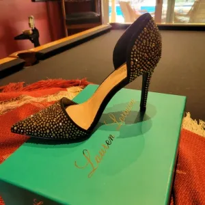Lauren Lorraine Crystal embellished heels