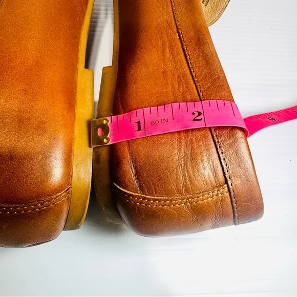 Lauren Ralph Lauren Adison Brown Leather Loafers Size 10