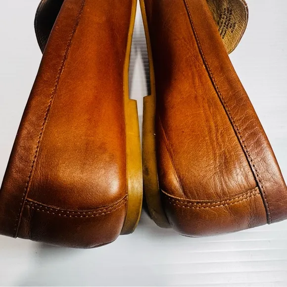 Lauren Ralph Lauren Adison Brown Leather Loafers Size 10