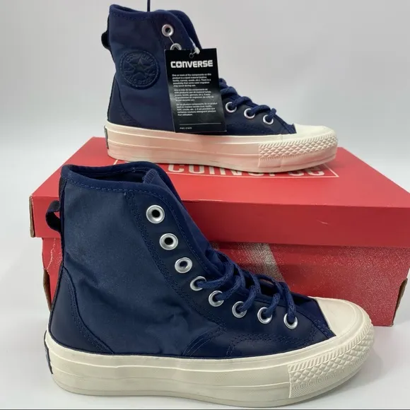 LConverse Navy Chuck Taylor All Stars CTAS 70 Hiker Hi Special Edition Sneakersb