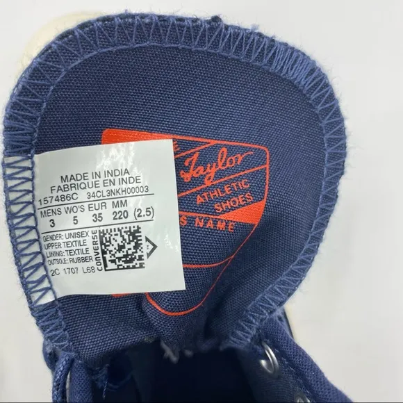 LConverse Navy Chuck Taylor All Stars CTAS 70 Hiker Hi Special Edition Sneakersb