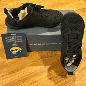 Lems primal 2 black shoes, 7 men, 8 1/2 women unisex