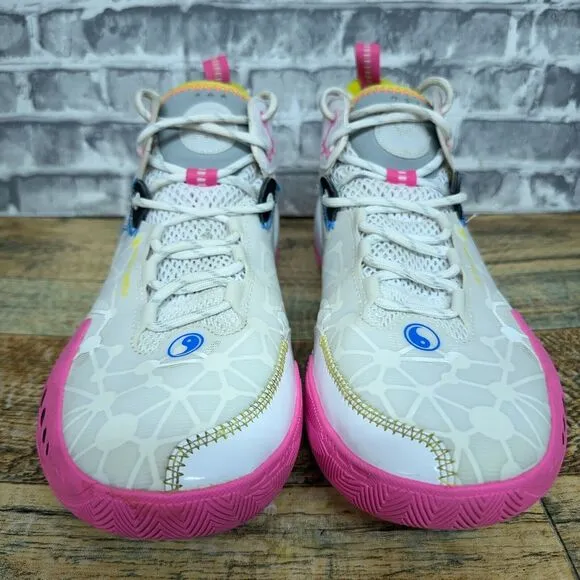 Li-Ning Wade Shadow‎ 3 Test R2 White Pink Basketball Shoes Mens Size 9 Rare