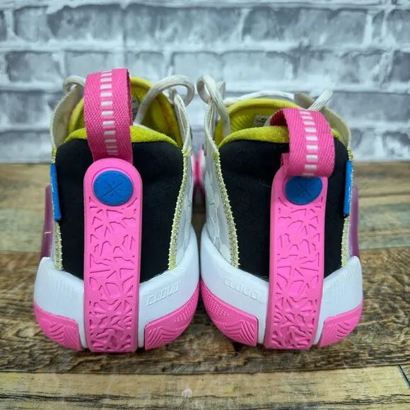 Li-Ning Wade Shadow‎ 3 Test R2 White Pink Basketball Shoes Mens Size 9 Rare