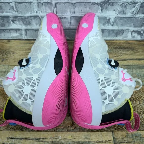 Li-Ning Wade Shadow‎ 3 Test R2 White Pink Basketball Shoes Mens Size 9 Rare