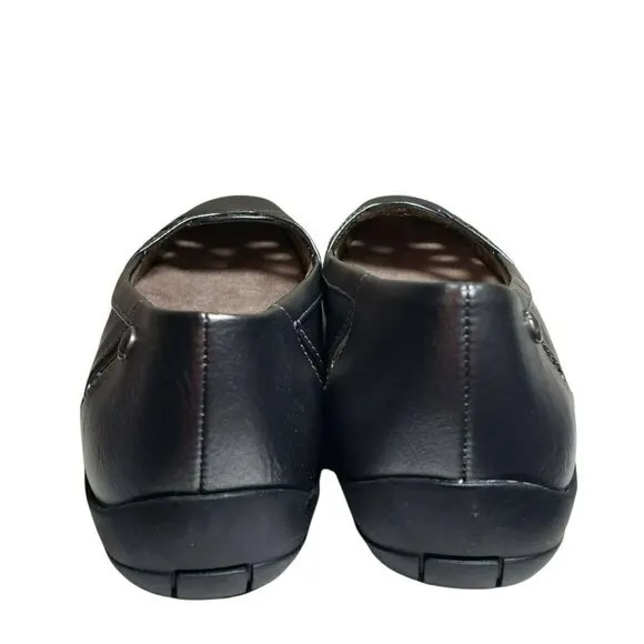 Life Strides Women Diverse Pewter Closed Toe Slip On Ballet Flats Shoes Sz 8.5 M