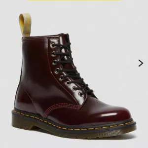 Like-New Dr. Martens, 1460 Vegan Leather Lace Up Cherry Boots Woman’s 10 EU 42