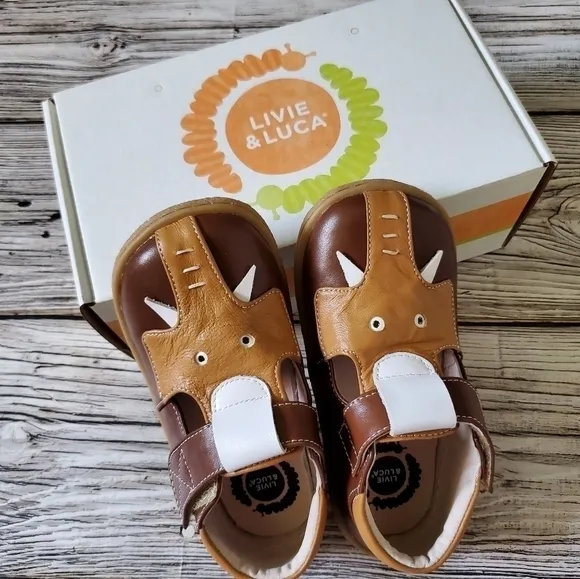 Livie and Luca Elephant Sandals NIB Genuine Leather