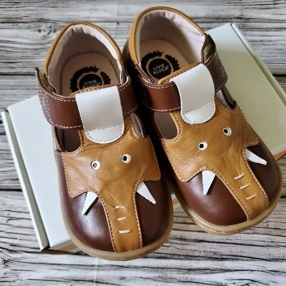 Livie and Luca Elephant Sandals NIB Genuine Leather