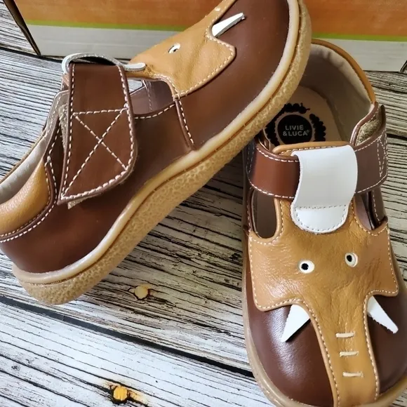Livie and Luca Elephant Sandals NIB Genuine Leather