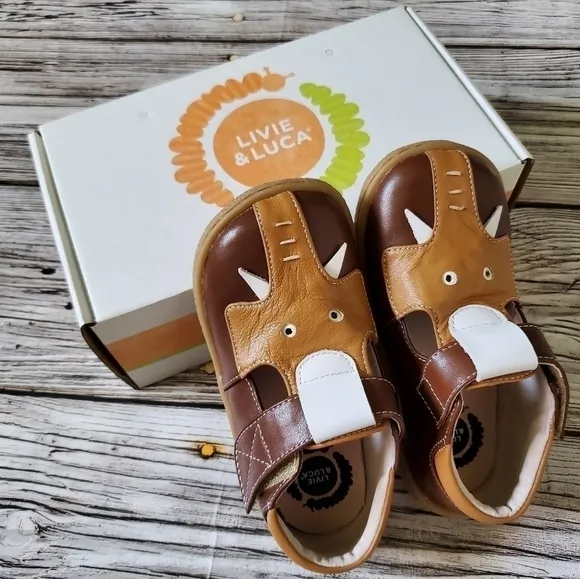 Livie and Luca Elephant Sandals NIB Genuine Leather