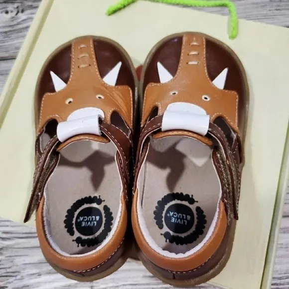 Livie and Luca Elephant Sandals NIB Genuine Leather
