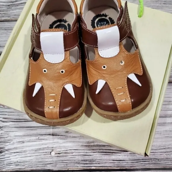 Livie and Luca Elephant Sandals NIB Genuine Leather