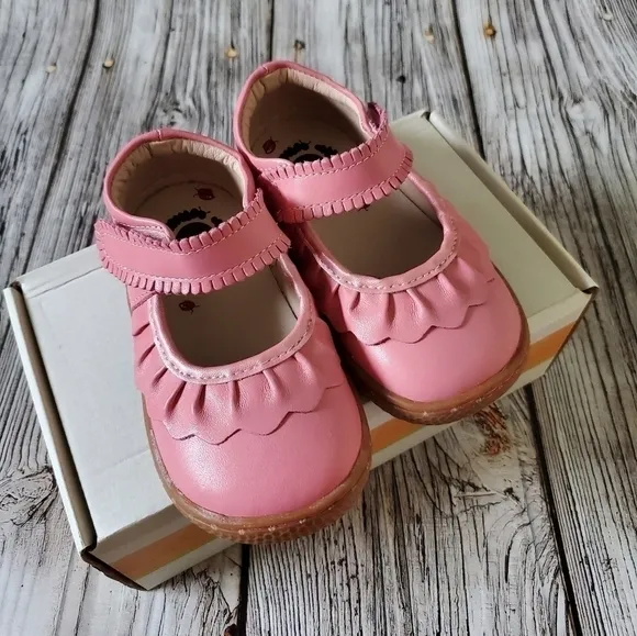 Livie and Luca Ruche Sandals Pink Color NIB
