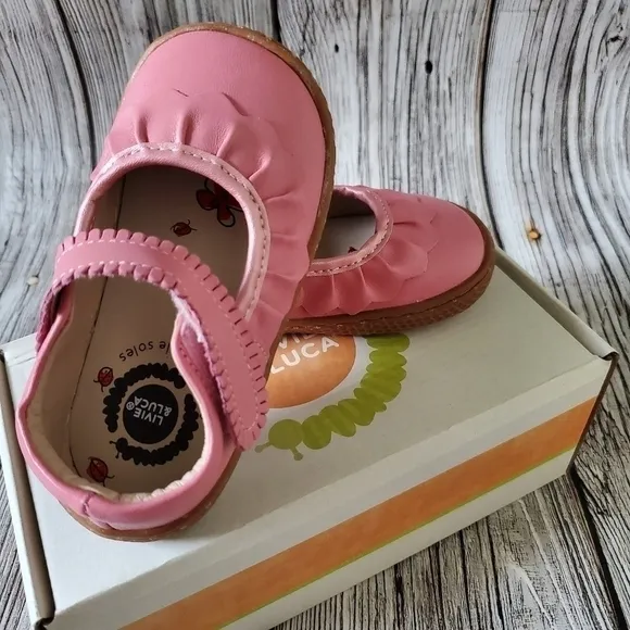 Livie and Luca Ruche Sandals Pink Color NIB