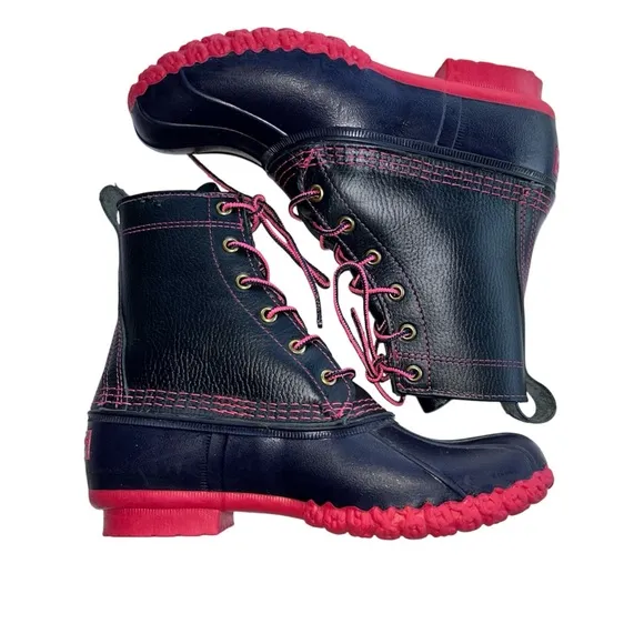 LL BEAN BOOTS Women's 8M Duck Boots RARE Limited Edition