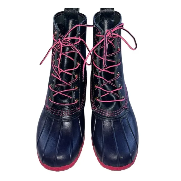 LL BEAN BOOTS Women's 8M Duck Boots RARE Limited Edition