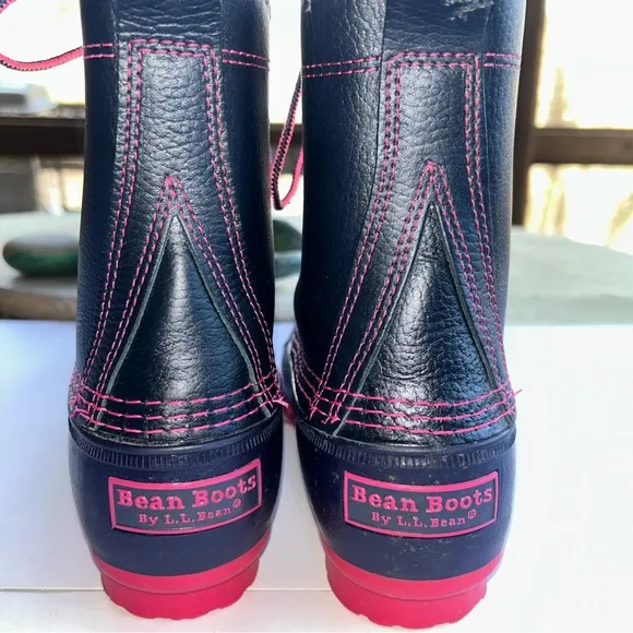 LL BEAN BOOTS Women's 8M Duck Boots RARE Limited Edition