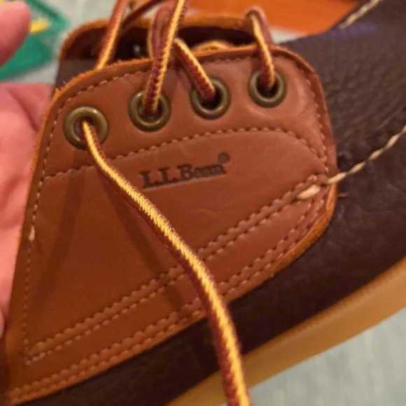 LL bean NEW leather loafers boat shoes narrow