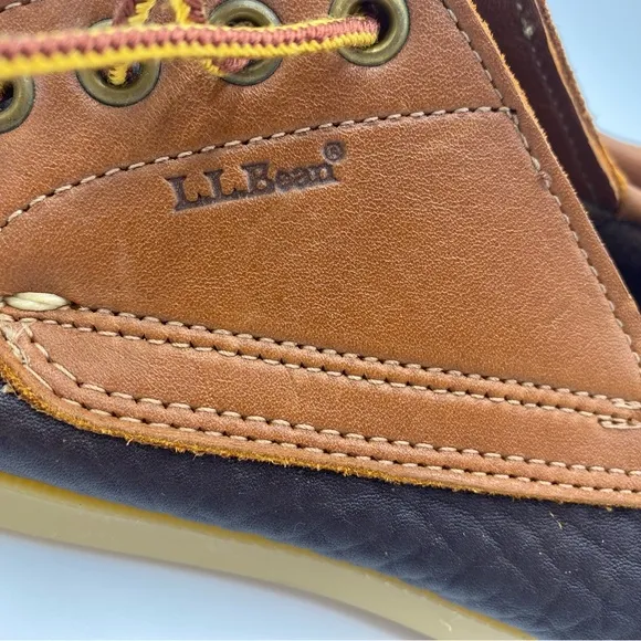 LL bean NEW leather loafers boat shoes narrow