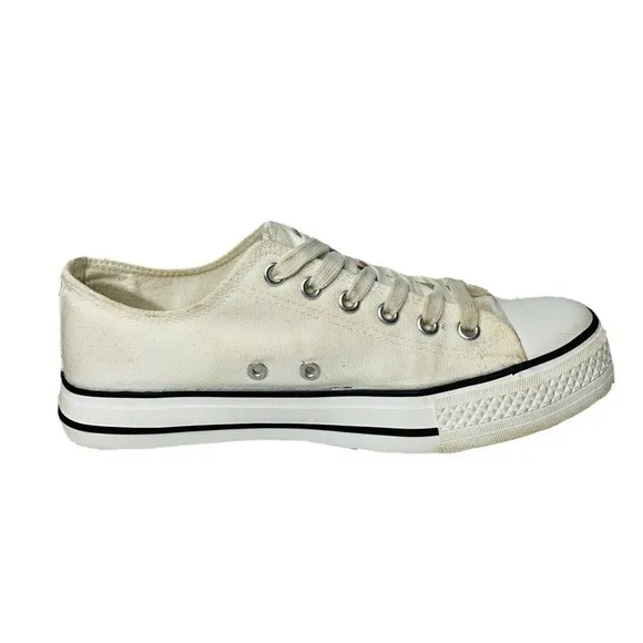 Los Angeles Angels Unisex Canvas Baseball Shoes MLB Sneakers Sz 39 M 6.5 W 8.5