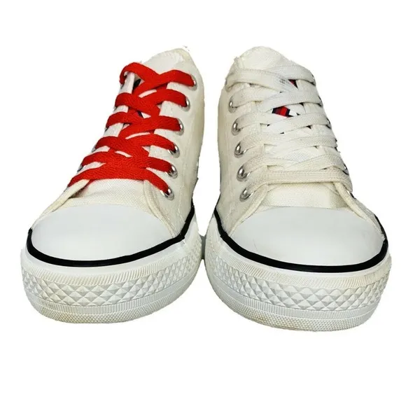 Los Angeles Angels Unisex Canvas Baseball Shoes MLB Sneakers Sz 39 M 6.5 W 8.5