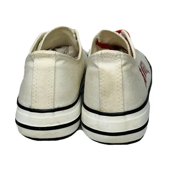 Los Angeles Angels Unisex Canvas Baseball Shoes MLB Sneakers Sz 39 M 6.5 W 8.5