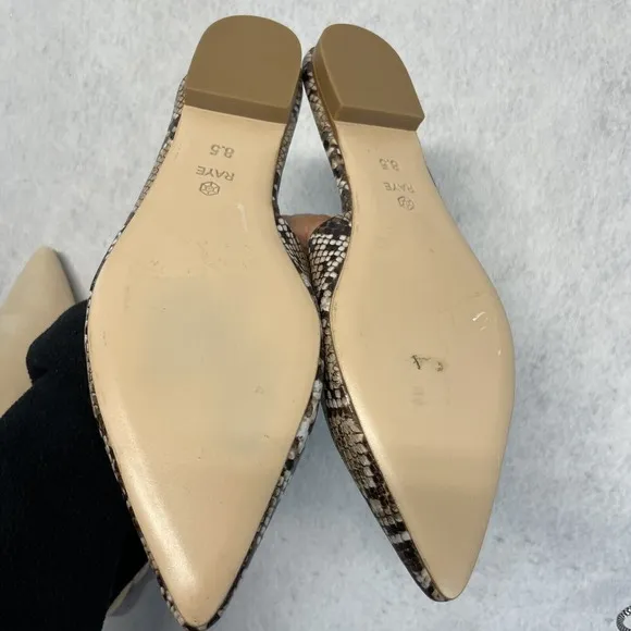 Lot 2 RAYE Women's Size 8.5 Mules Flats Shoes