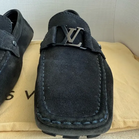 Louis Vuitton LV -  Suede - Loafers LV Size 10 Mens - Fashion - Shoes