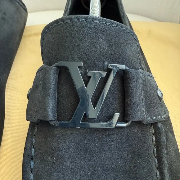 Louis Vuitton LV -  Suede - Loafers LV Size 10 Mens - Fashion - Shoes