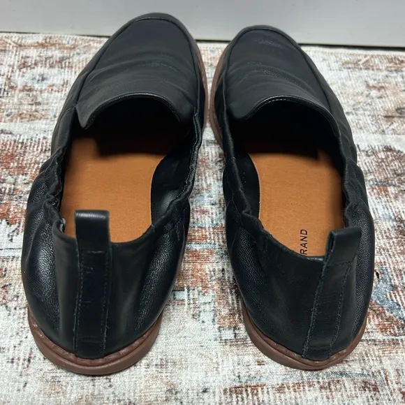 Lucky Brand Shoes Womens 8.5M Maeki Leather Slip On Comfort Loafers