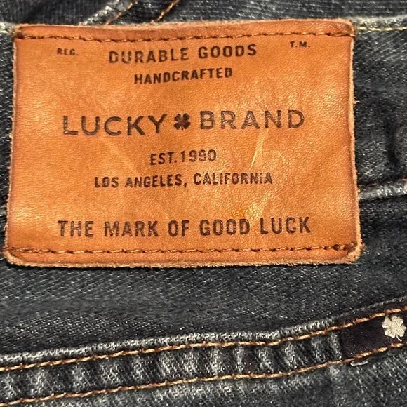 Lucky Brand-XLong-Candiani fabric 100% Cotton Denim Jeans