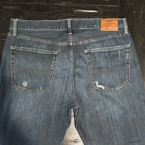 Lucky Brand-XLong-Candiani fabric 100% Cotton Denim Jeans