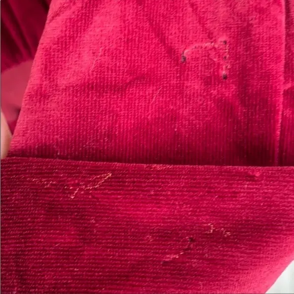 Lucy Fellini velour magenta‎ vintage dress V neck