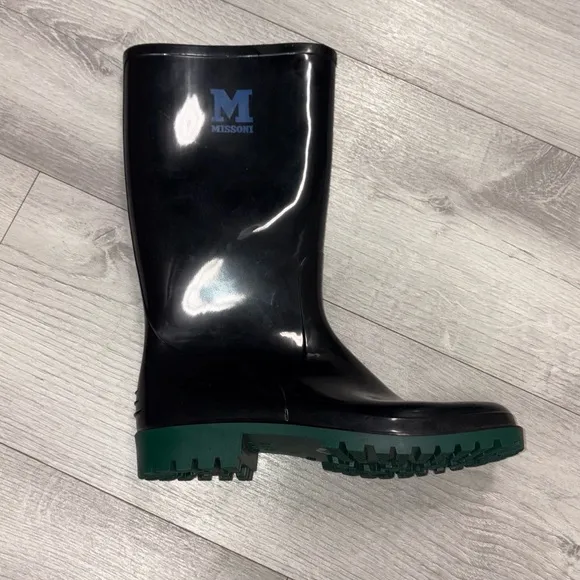 M Missoni rubber rain boots size 39 NWT