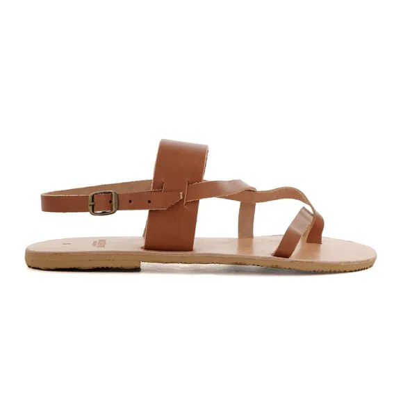MAC&amp;LOU Greek Leather Sandals 'Thalia'
